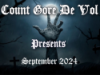 Count Gore Presents Sept. 2024